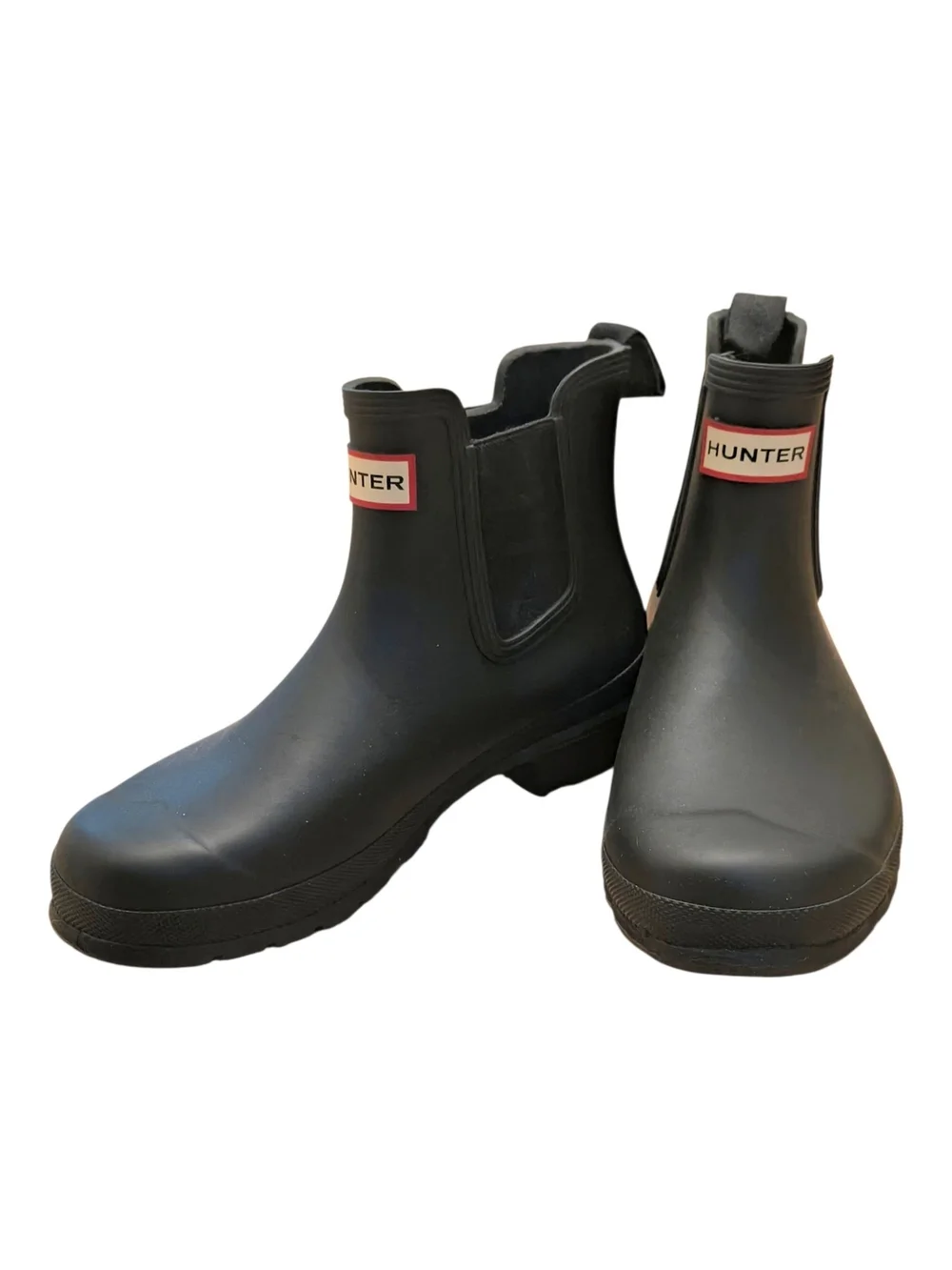 NWOT ​Hunter Women's Original Chelsea Waterproof Rubber Rain Boots Black Size 8